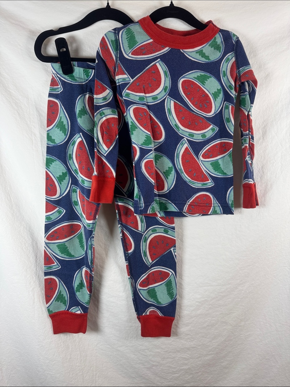 Hanna Andersson Watermelon Summer Pajama Set Girls 4